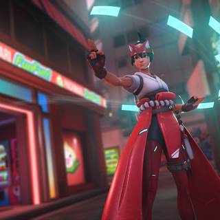 Kiriko Overwatch wallpaper