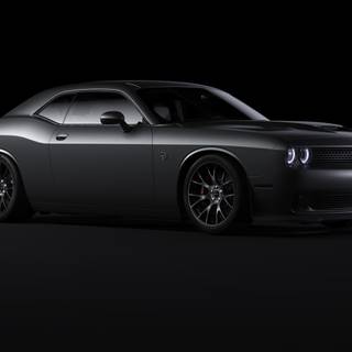 Hellcat black wallpaper