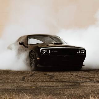 Hellcat black wallpaper