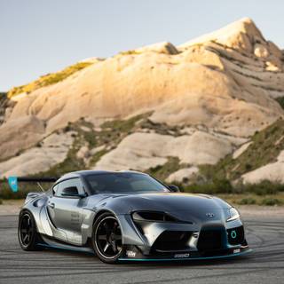 Supra widebody wallpaper