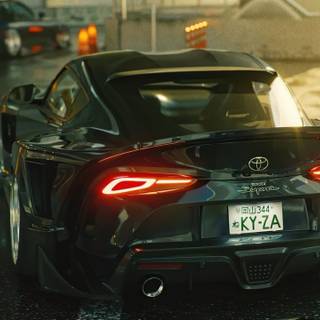 Supra widebody wallpaper