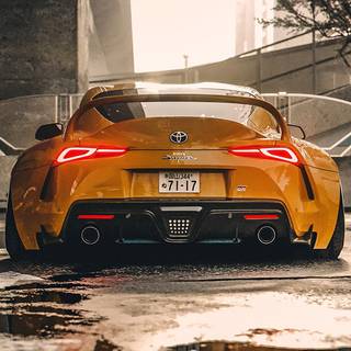 Supra widebody wallpaper