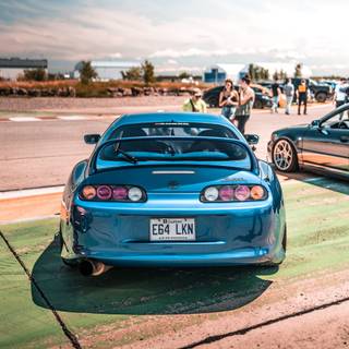 Supra widebody wallpaper