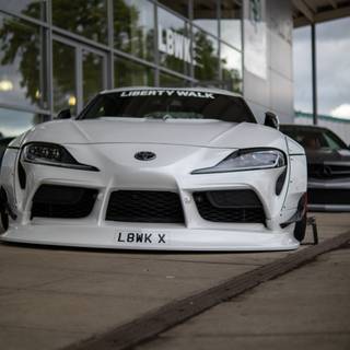 Supra widebody wallpaper