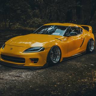 Supra widebody wallpaper