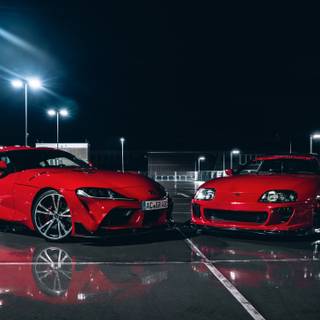 Supra widebody wallpaper