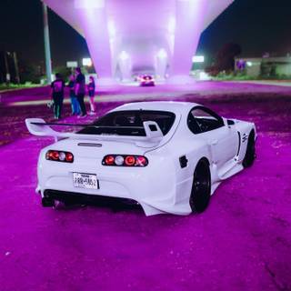 Supra widebody wallpaper