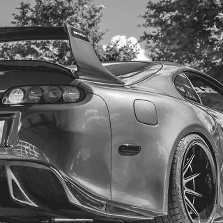 Supra widebody wallpaper