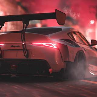 Supra widebody wallpaper