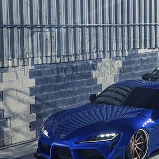 Supra widebody wallpaper