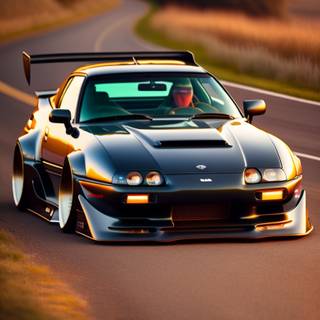 Supra widebody wallpaper
