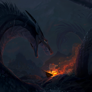 Underwater monster wallpaper