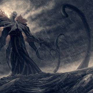 Underwater monster wallpaper