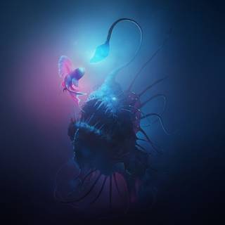 Underwater monster wallpaper