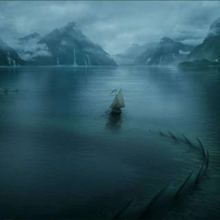 Underwater monster wallpaper