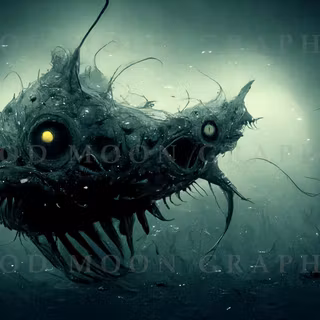Underwater monster wallpaper