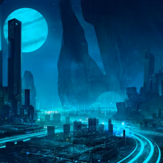 Dark futuristic wallpaper