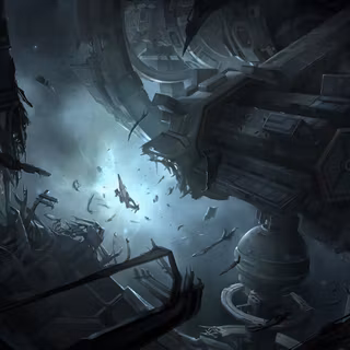 Dark futuristic wallpaper