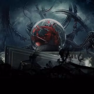 Dark futuristic wallpaper