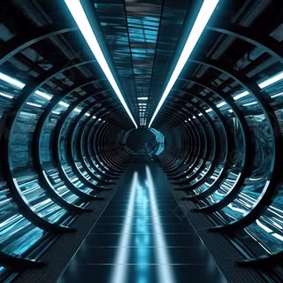 Dark futuristic wallpaper