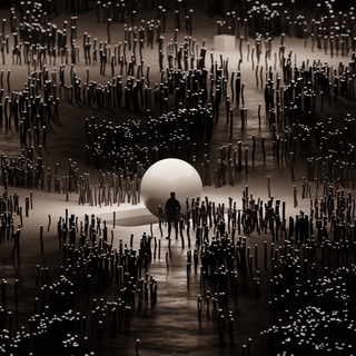 Dark futuristic wallpaper