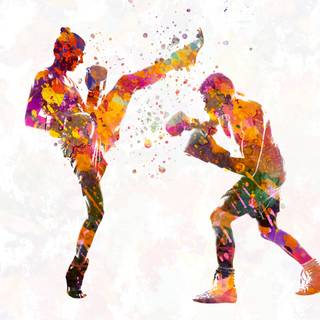 Boxing match wallpaper