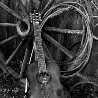 Old guitar wallpaper