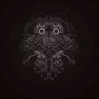 Dark futuristic wallpaper