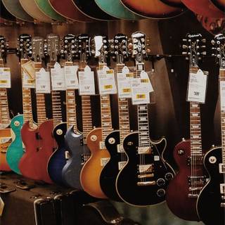 Old guitar wallpaper