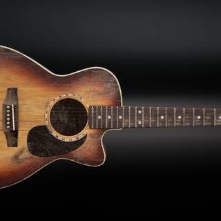 Old guitar wallpaper