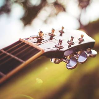 Old guitar wallpaper