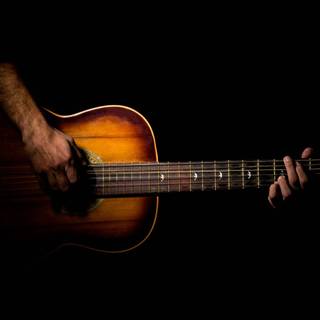 Old guitar wallpaper
