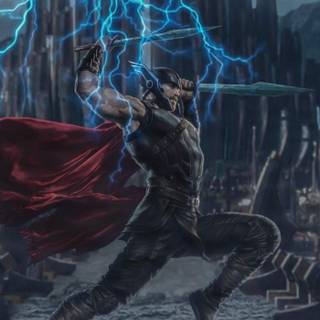 Thor lighting 4k iPhone wallpaper