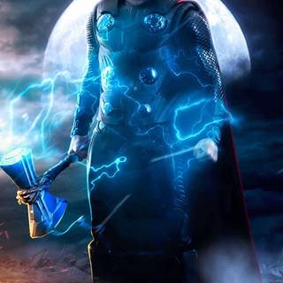 Thor lighting 4k iPhone wallpaper