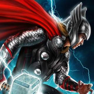 Thor lighting 4k iPhone wallpaper