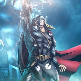 Thor lighting 4k iPhone wallpaper