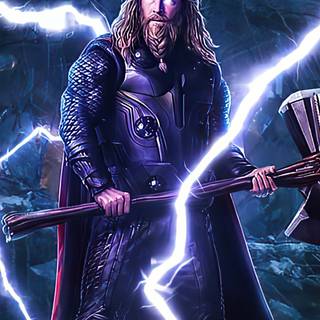 Thor lighting 4k iPhone wallpaper