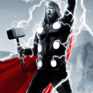 Thor lighting 4k iPhone wallpaper