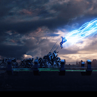 Thor lighting 4k iPhone wallpaper