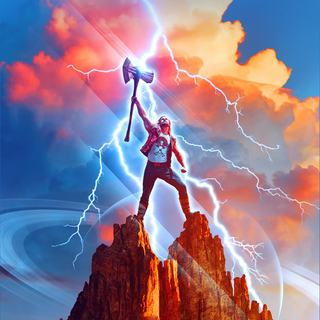 Thor lighting 4k iPhone wallpaper