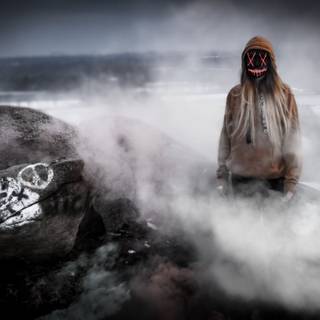 Computer smoking wallpaper