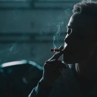 Computer smoking wallpaper