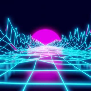 Retro dynamic wallpaper