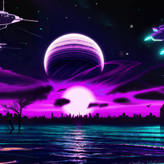 4k retro synthwave dynamic wallpaper