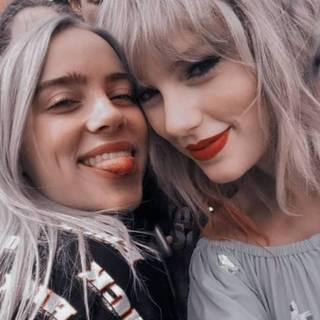 Billie Eilish and Taylor Swift wallpaper
