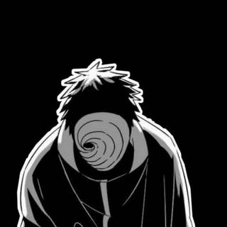 Obito Uchiha white and black wallpaper