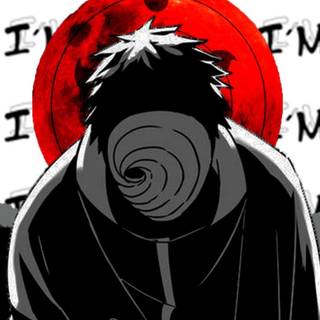 Obito Uchiha white and black wallpaper