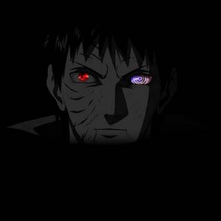 Obito Uchiha white and black wallpaper