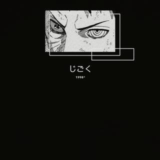 Obito Uchiha white and black wallpaper