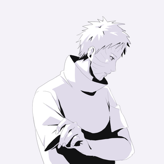 Obito Uchiha white and black wallpaper